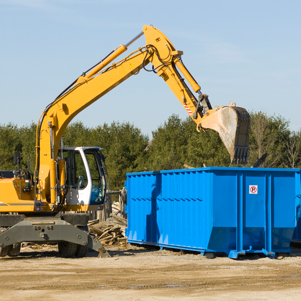 what happens if the residential dumpster is damaged or stolen during rental in Bennington IL